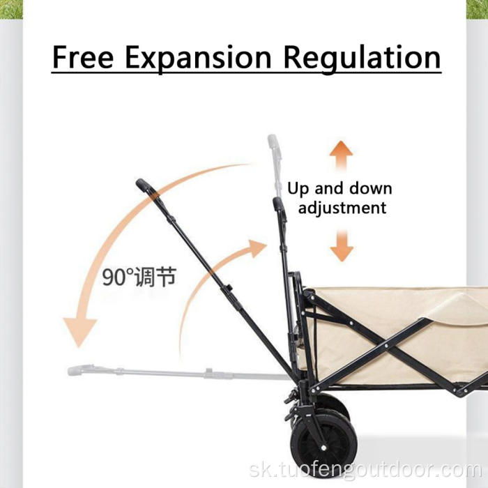 Vonkajší cestovný kemping piknik skladací vozík